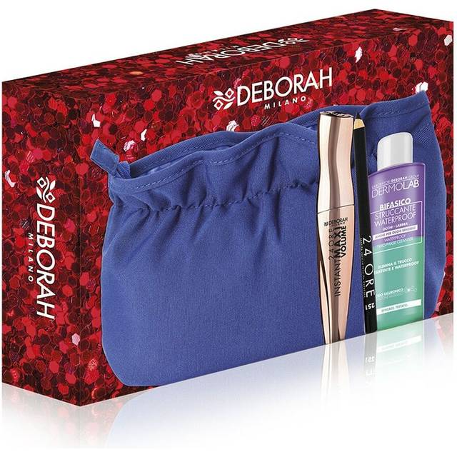 Deborah Milano Makeup Sæt Deborah Toilettaske Læbeblyant Makeupfjerner 3 Dele