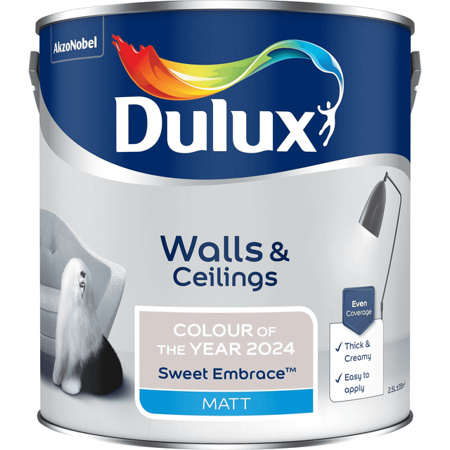 Dulux Matt Emulsion Paint - Sweet Embrace / 2.5l