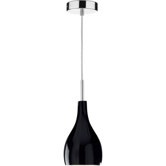 Cremorne 1 - Light Dome Pendant - Black (35cm H X 11cm W X 11cm D)