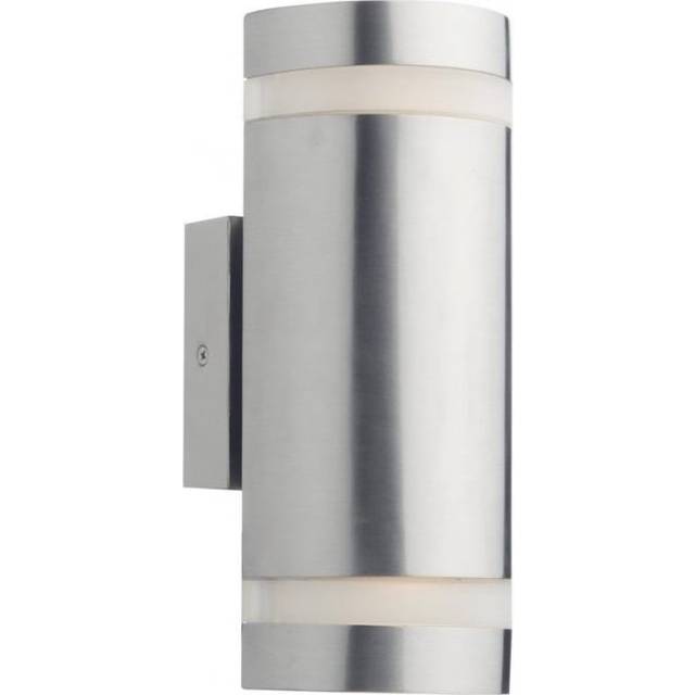 Riey 2-Light LED Outdoor Sconce - Stainless Steel (26cm H X 11cm W X 10cm D)