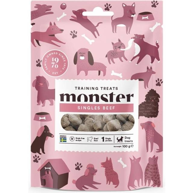 Monster Pet Food Dog Training Treats Beef 100 g