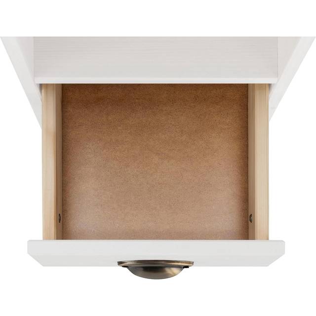 Loft24 - F&#xF6;rvaringssk&#xE5;p Toscana Narrow 2 Wood Door 1 Drawer - Vit - Sk&#xE5;p - Fr&#xE5;n Homeroom