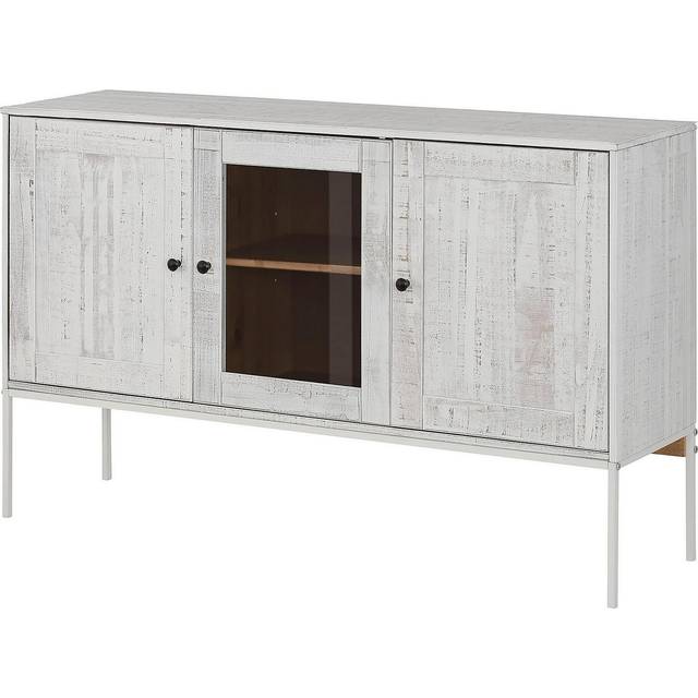 Loft24 - Sideboard Freya 2 d&#xF6;rrar/1 glasd&#xF6;rr - Vit - Sk&#xE4;nkar & sideboards - Fr&#xE5;n Homeroom