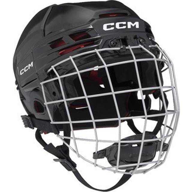 CCM Hockeyhjälm Tacks 70 Combo JR Black - Svart