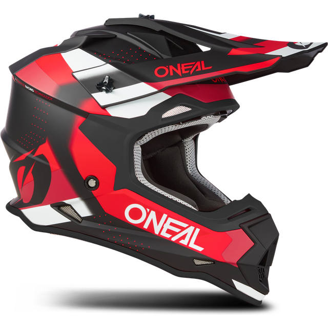 O'Neal 2SRS SPYDE V.23 Crosshjälm Svart-Röd-Vit