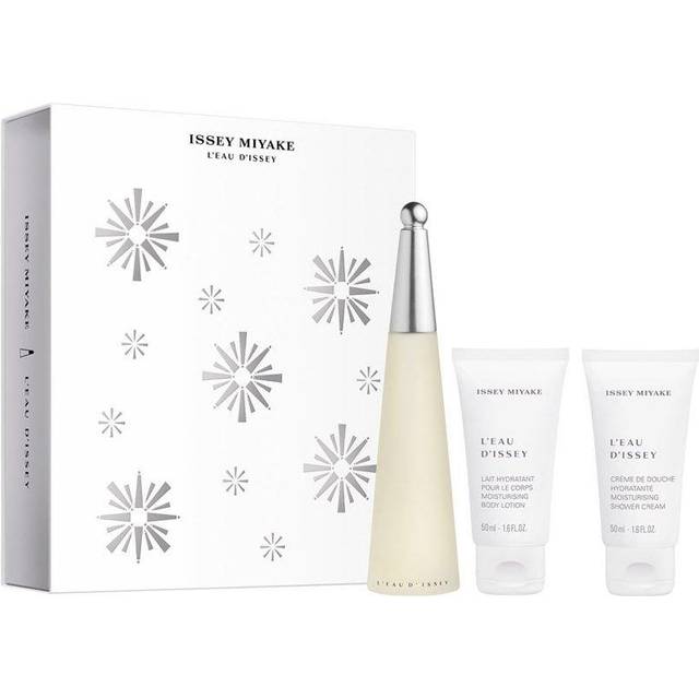 Issey Miyake Eau D'issey 3 Piece Gift Set: Eau de Toilette 50ml - Body Lotion 50ml - Shower Cream 50ml