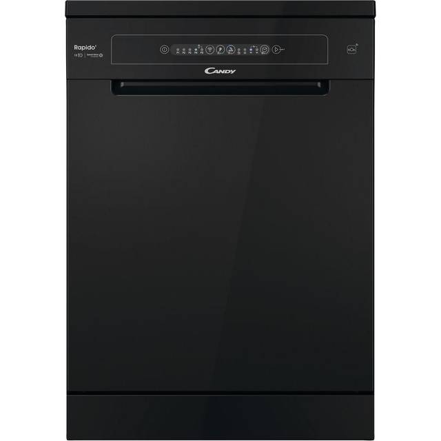 CANDY CF 3E9L0B-80 Full-size WiFi-enabled Dishwasher - Black, Black