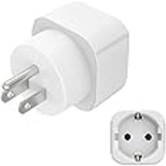Hama Reseadapter för USA (europeisk till en 3-polig adapter, för USA Kanada Karibien Japan) vit
