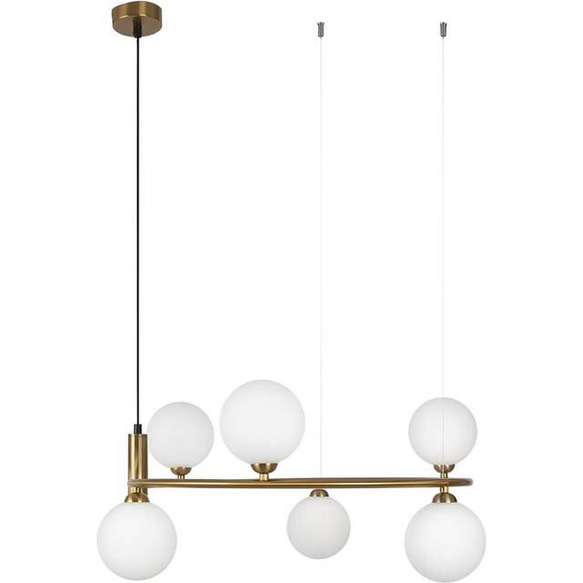 Maytoni Maytoni Ring Modern 6 Light Globe Pendant Ceiling Light Brass G9