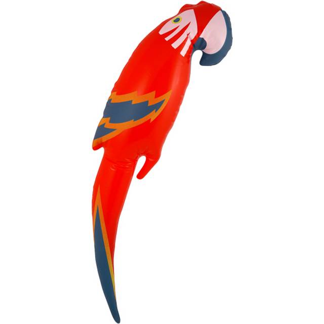 Inflatable 48cm Blow Up Parrot Tropical Bird Animal Fancy Dress Prop Accessory