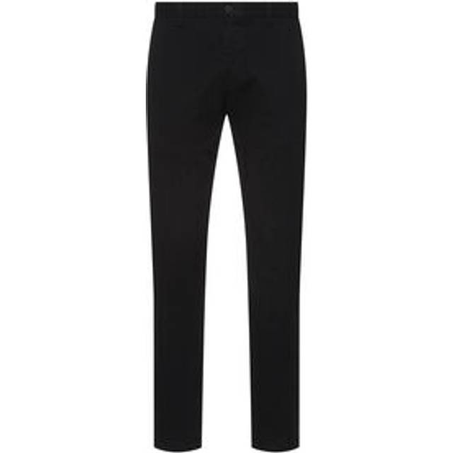 HUGO David222D Slim Fit Trousers - Black, Black, Size 30, Inside Leg Regular, Men -  inside leg REGULAR,30