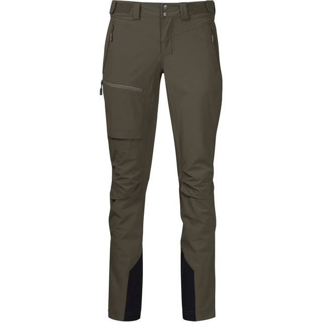 Bergans Breheimen Softshell Byxor Dam Dark Green Mud M - (M)
