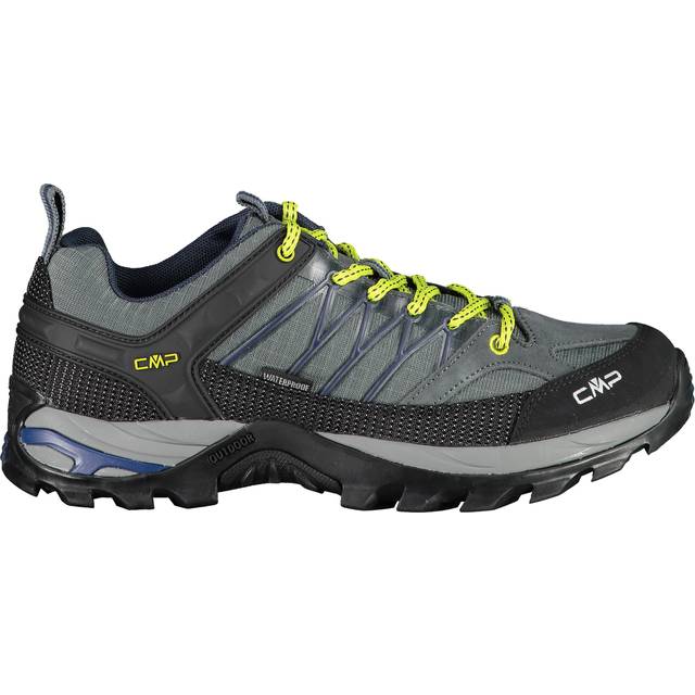 CMP herr Vandrings- och halvskor för vandring Rigel Low trekking shoe Wp, Grå B blå, 39 EU