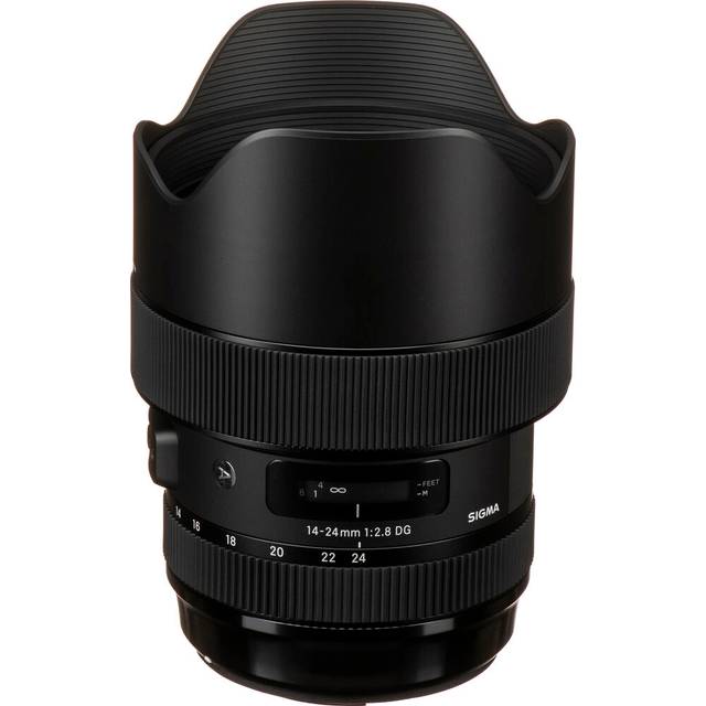 Sigma 14-24mm F2.8 DG HSM Art Camera Lens for Canon Hard Drive Bundle in Black