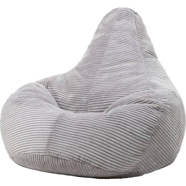 icon Cord Recliner Bean Bag - Grey