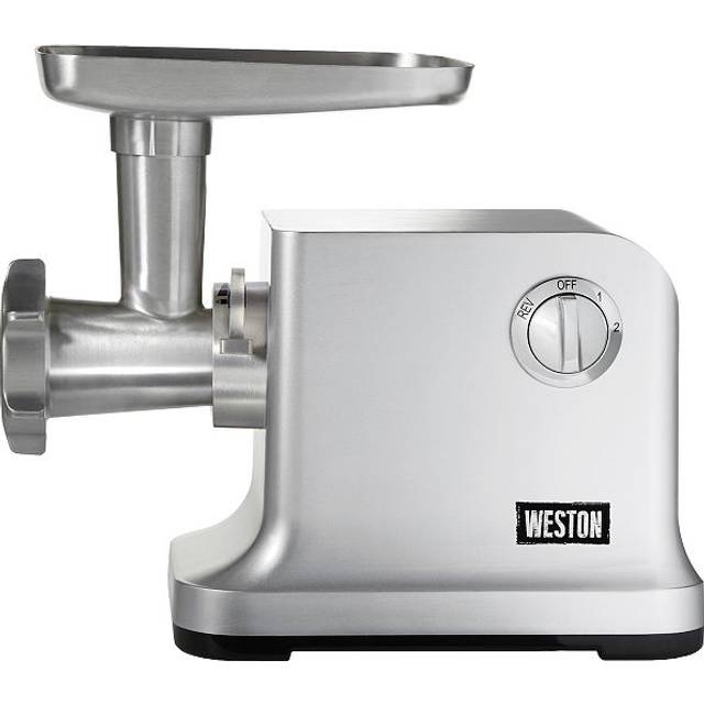 Weston 33-1301-W 750W & 1 HP No. 12 Electric Meat Grinder & Sausage Stuffer