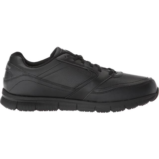 Skechers Mens Nampa Food Service Shoe  Black  12 Wide