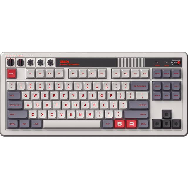 8Bitdo Retro Mechanical Keyboard - Trådlöst Tangentbord ANSI - N Edition