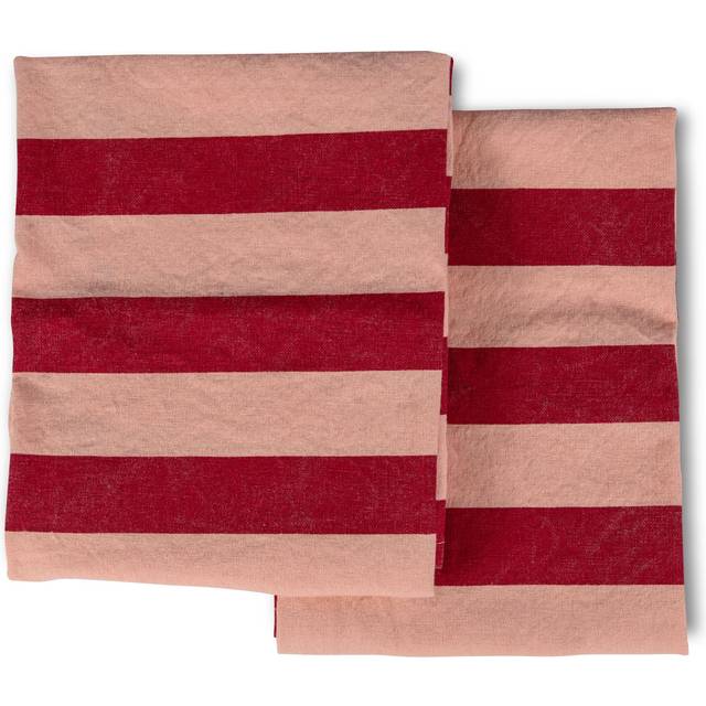 Leya Kitchen Towel 50x70 cm 2-pack, Pink / Red