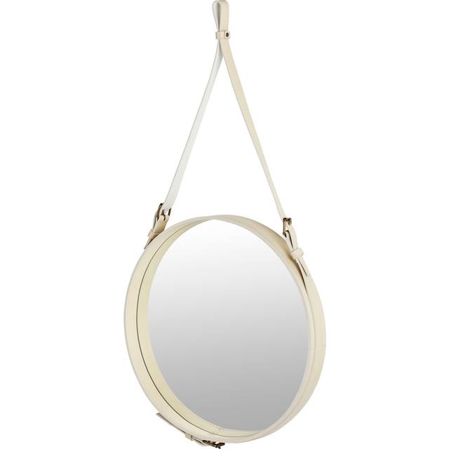 Adnet Wall Mirror Circular 58 cm, Cream