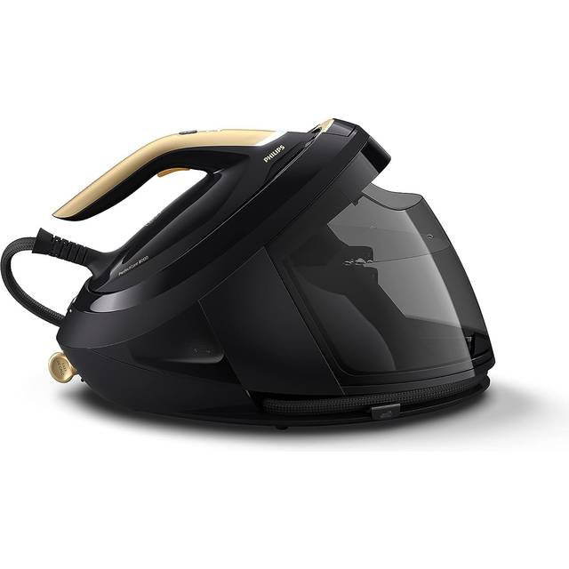 PHILIPS PerfectCare 8000 Series PSG8130/80 Steam Generator Iron - Black & Gold, Black,Gold