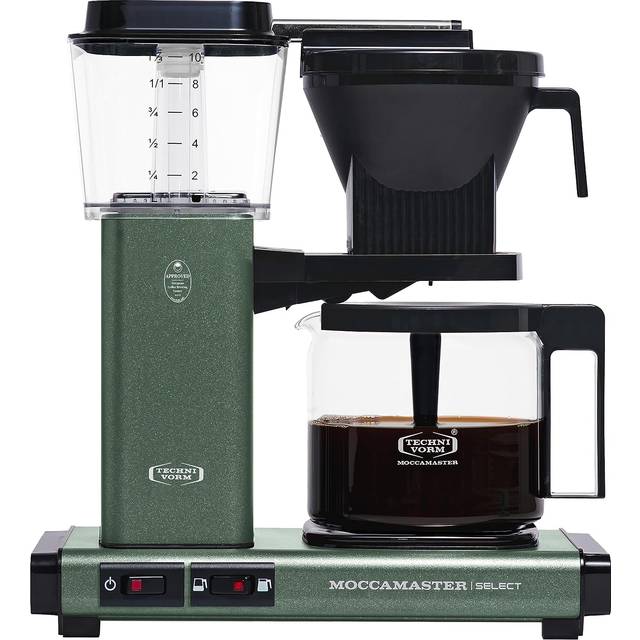 Moccamaster 53991, Droppande kaffebryggare, 1,25 l, 1520 W, Grön