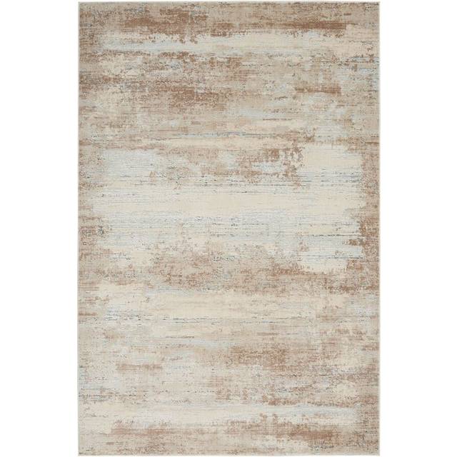 Nourison Rustic Textures Area Rug Beige 221 x 160 cm, Brown