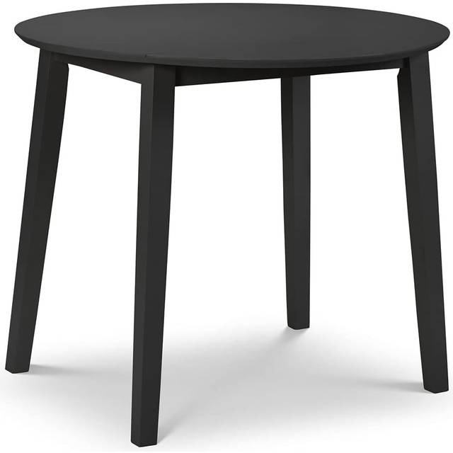 Julian Bowen Coast Black Dropleaf Table, Black