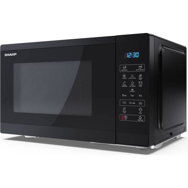 Sharp 25L Freestanding Digital Solo Microwave - Black