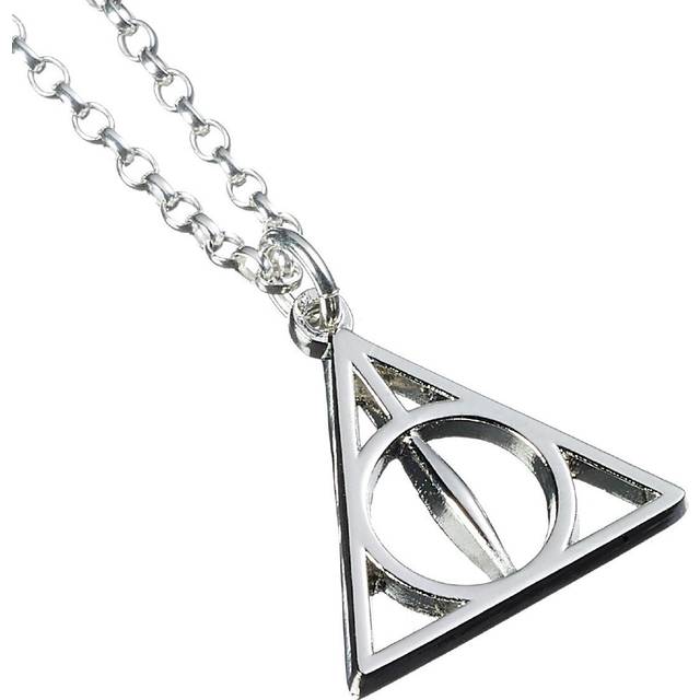 Harry Potter Sterling Silver Deathly Hallows Necklace, One Colour, Women