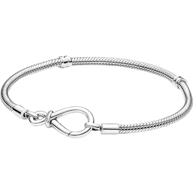 Pandora Bracelets Infinity Knot Snake Chain Bracelet 590792C00
