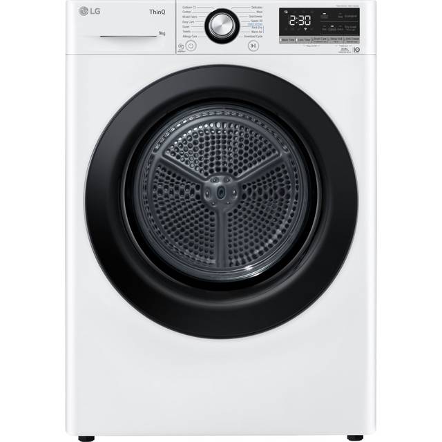 Lg FDV309WN Freestanding 9kg Heat Pump Tumble Dryer