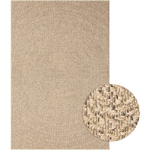 vidaXL Matta ZIZUR 120x170 cm jutelook inomhus och utomhus