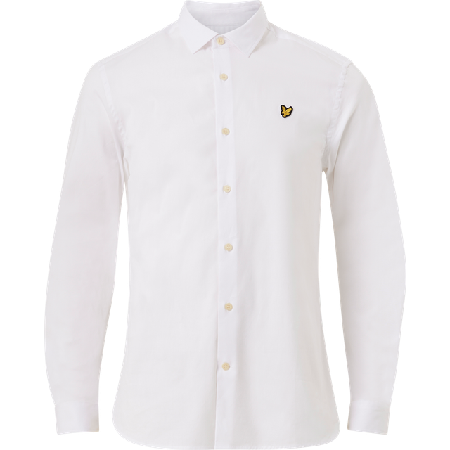 Lyle & Scott - Skjorta LS Slim Fit Poplin Shirt - Vit