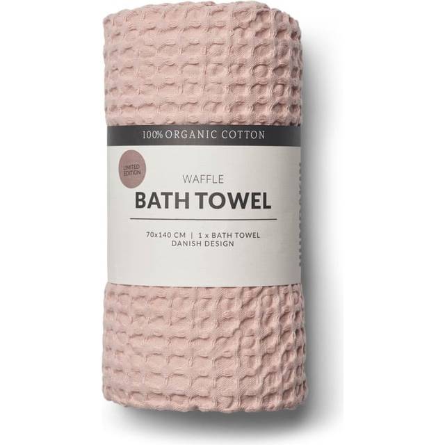 Humdakin Humdakin Waffle badhandduk 70x135 cm Blush - Rosa