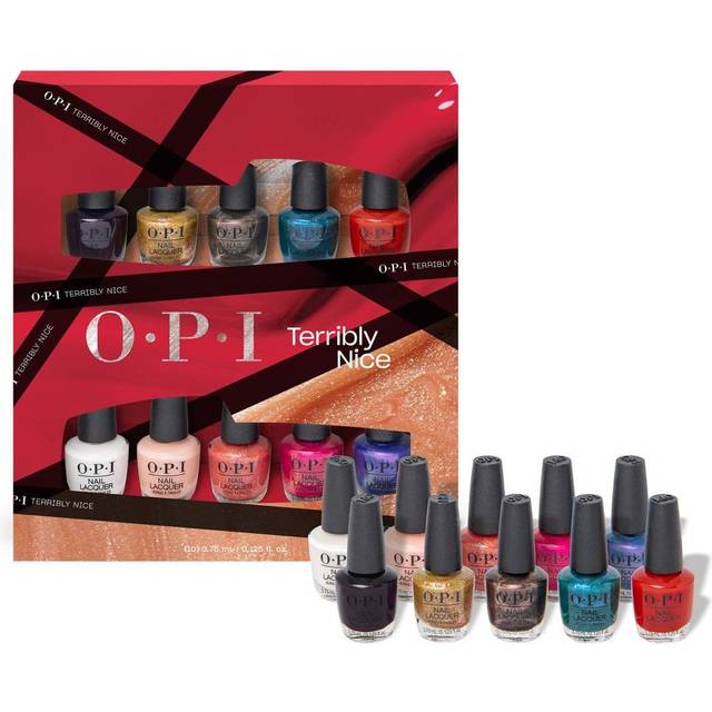 OPI Terribly Nice Holiday 2023 Mini Nail Polish Set (10 x 3.75ml) (HRQ