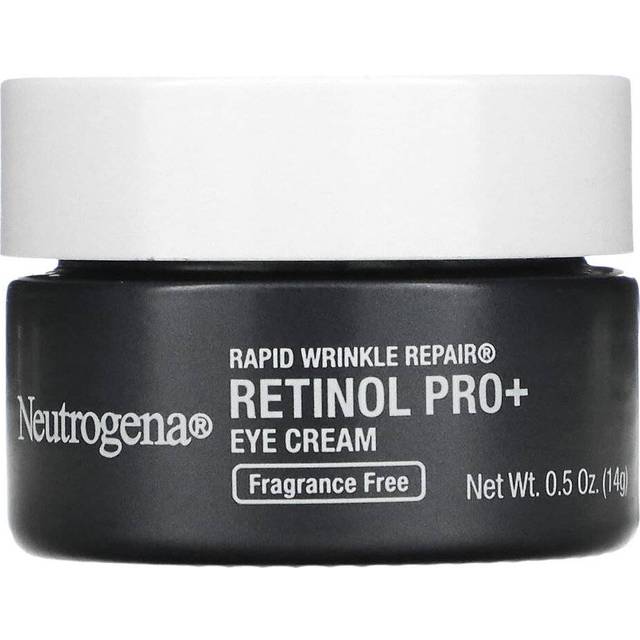 Neutrogena, Rapid Wrinkle Repair, Retinol Pro+ Eye Cream, Fragrance Free, 0.5 oz (14 g)