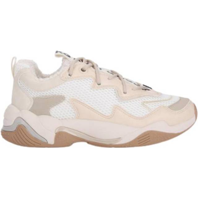 KG Kurt Geiger Womens Lulu Swirl Sneakers - White Fabric - Size UK 3