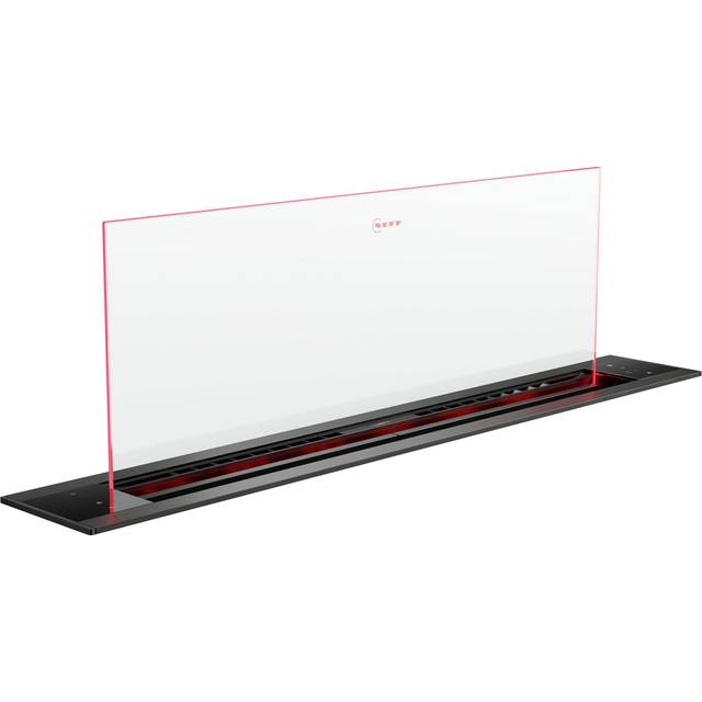 Neff I98WMM1S7B N90 90cm Downdraft Extractor Hood - Black/ Clear Glass