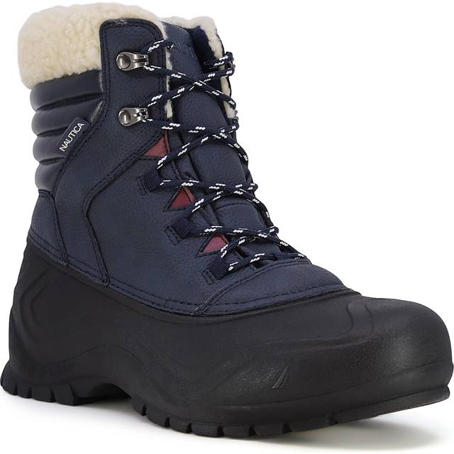 Nautica Men s Low Tide Winter Boots Navy Navy Price