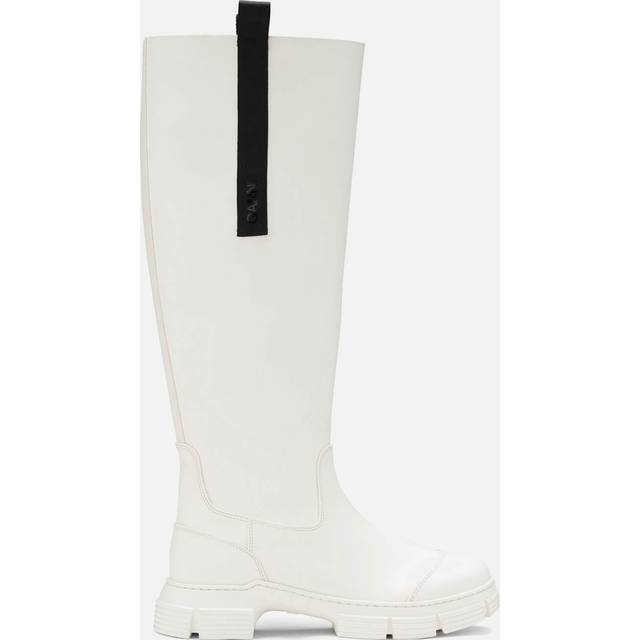 Ganni S1913 Recycled Country Rubber Boots Dam Stl. 37 - Gummistövlar Från Magasin - Egret (37)
