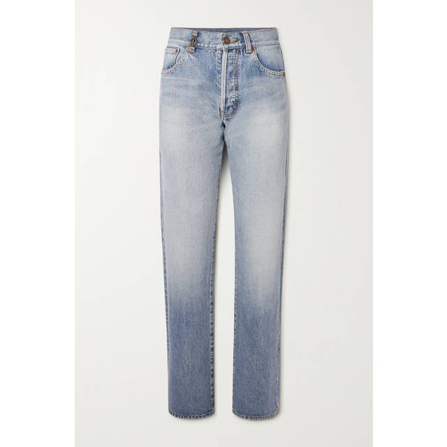 Saint Laurent High-rise straight jeans - blue (30)