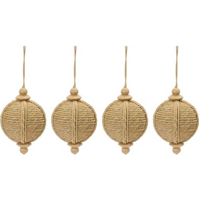 Jute Onion Ornament (Set of 4)
