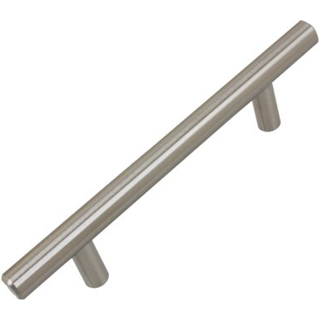 GlideRite Hardware 5020432SS10 17 inch Cc Stainless Steel 20 inch Long Solid Handle bar Pulls 10 Pack