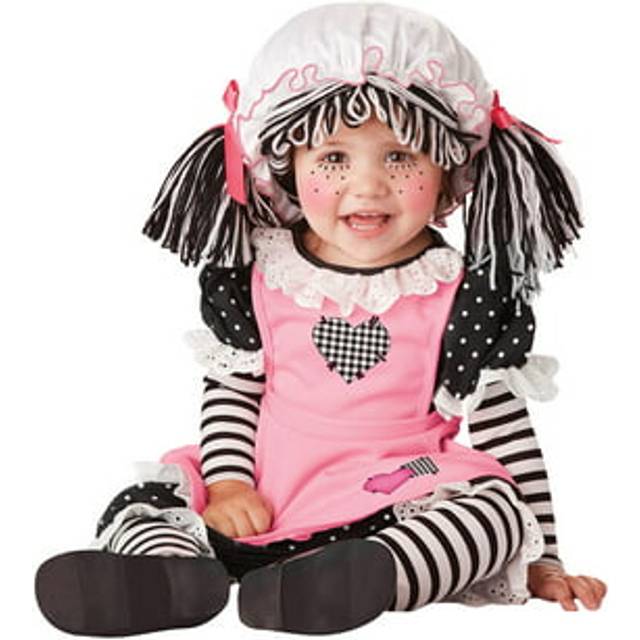 Girl's Rag Doll Infant Costume | Doll Costumes - Black&#47;Pink&#47;White (24mo)