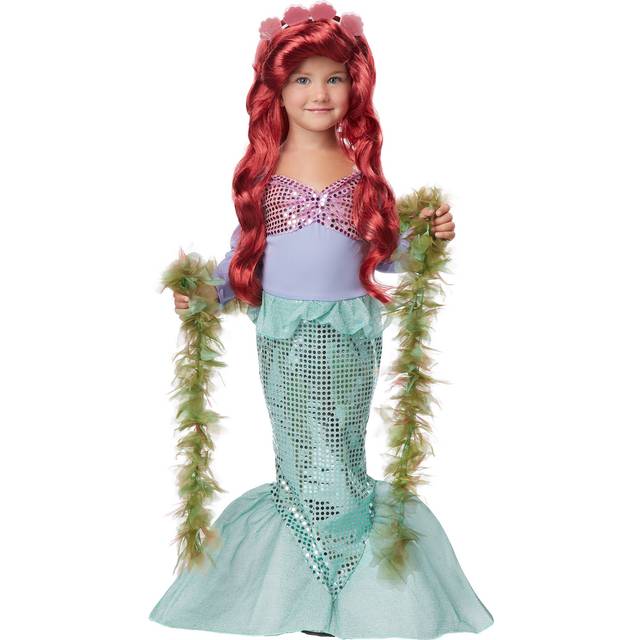 Girl&#39;s Toddler Mermaid Costume - Purple&#47;Green (M)
