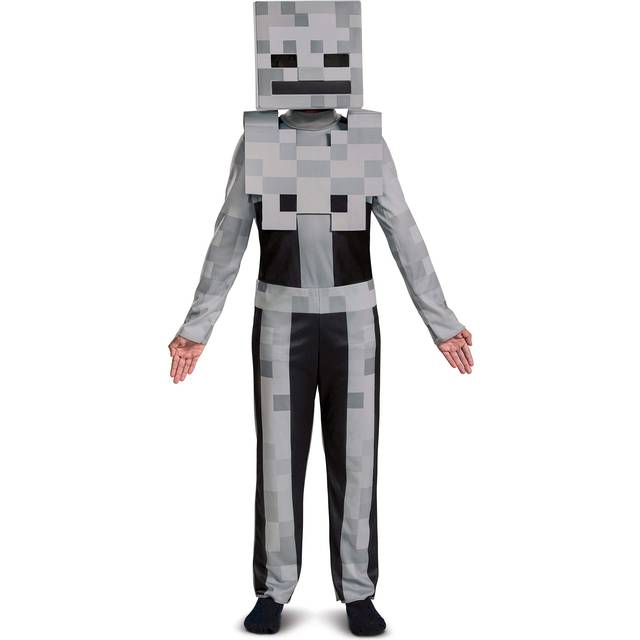 Minecraft Kid's Classic Skeleton Costume | Minecraft Costumes - Black&#47;Gray (7/8)