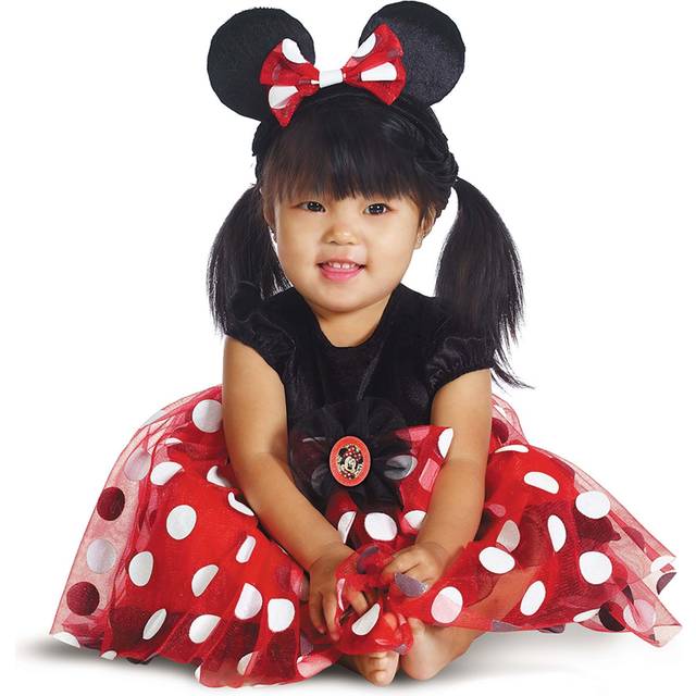 Deluxe Red Minnie Mouse Infant Costume - Black&#47;Red&#47;White (6/12mo)