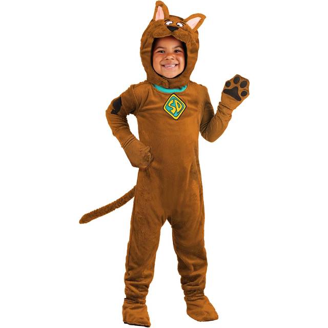 Toddler Deluxe Scooby Doo Costume | Toddler Costumes - Yellow (4T)