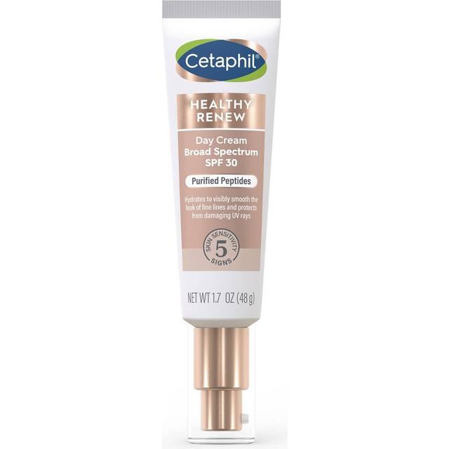 Cetaphil Healthy Renew Moisturizing Day Cream 1.7 Oz  Daily Moisturizer with SPF 30  Skin Tightening Anti Wrinkle Cream for Face with Peptides  Fragra